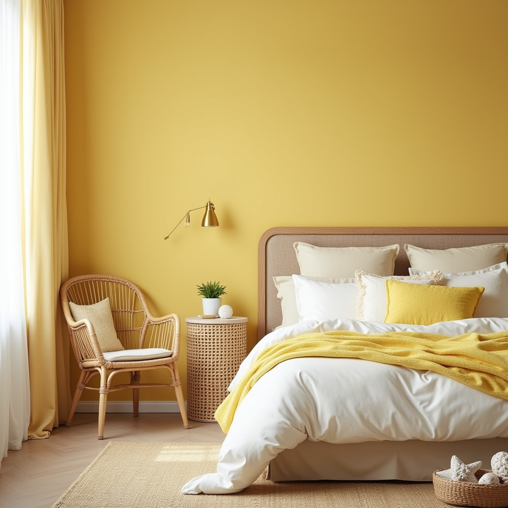 Yellow Bedroom Ideas 30
