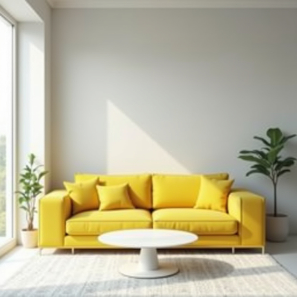 Yellow Furniture Living Room 14
