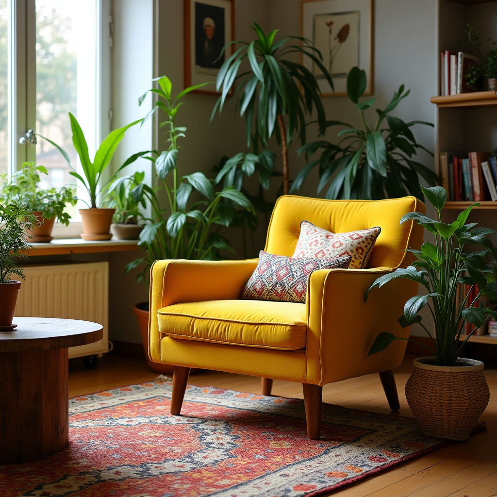 Yellow Furniture Living Room 2