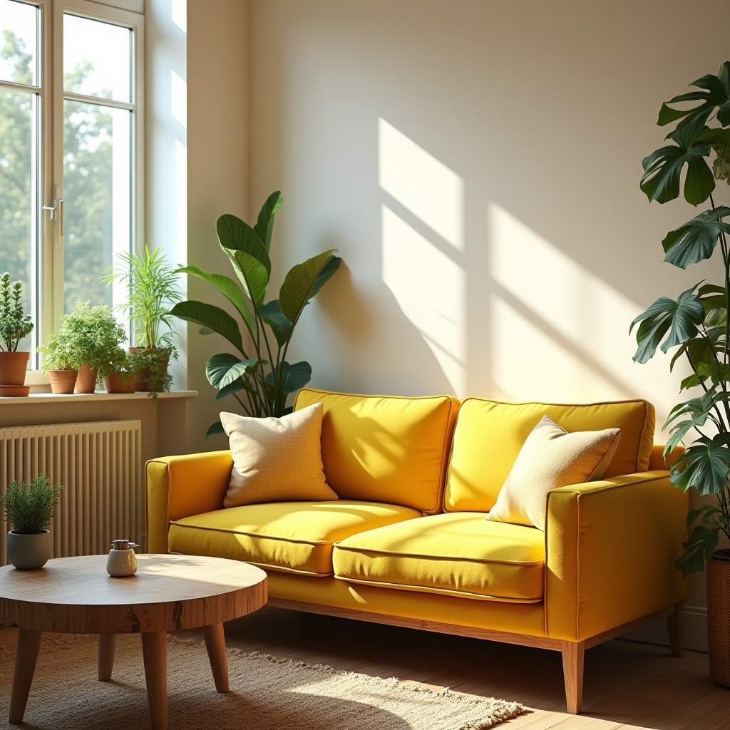 Yellow Furniture Living Room 20