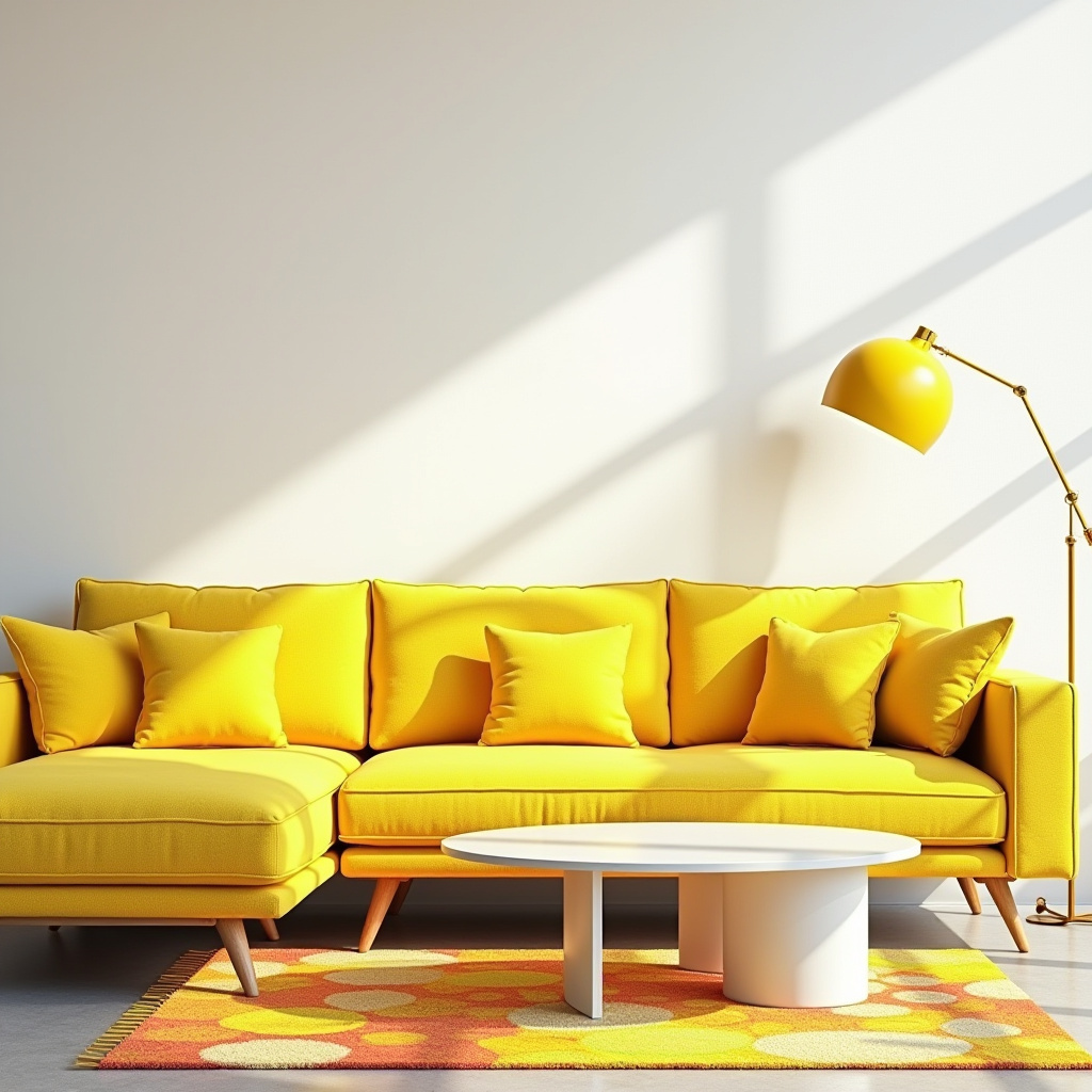 Yellow Furniture Living Room 21
