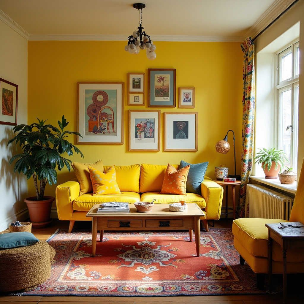 Yellow Furniture Living Room 28