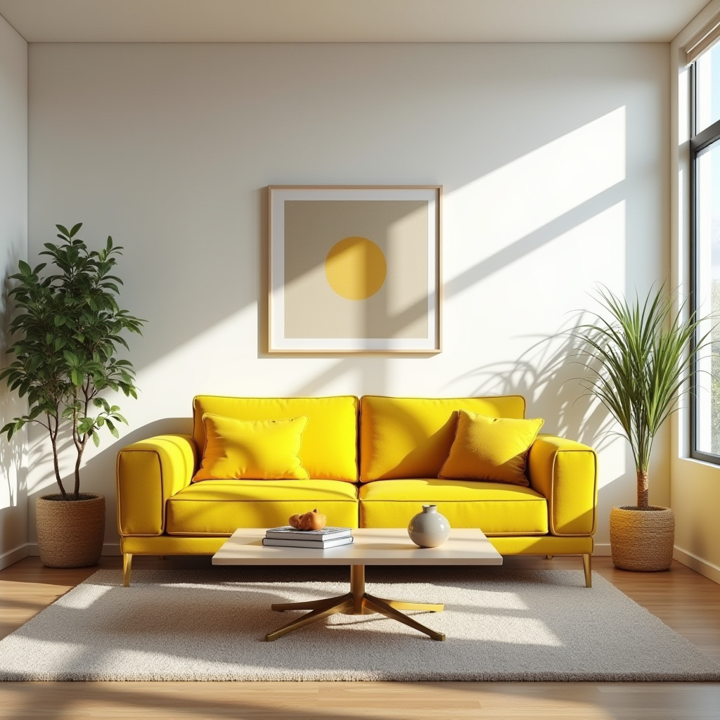 Yellow Furniture Living Room 29