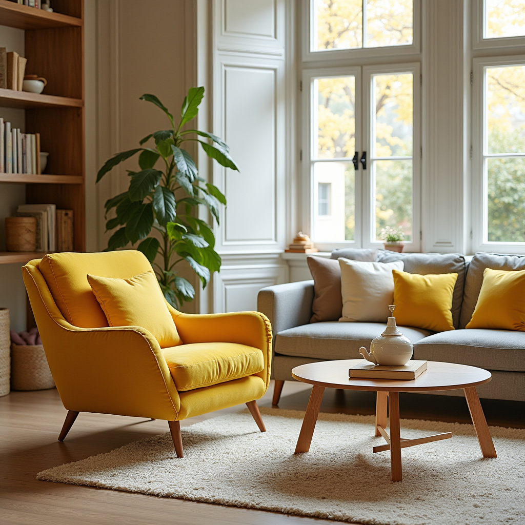 Yellow Furniture Living Room 30