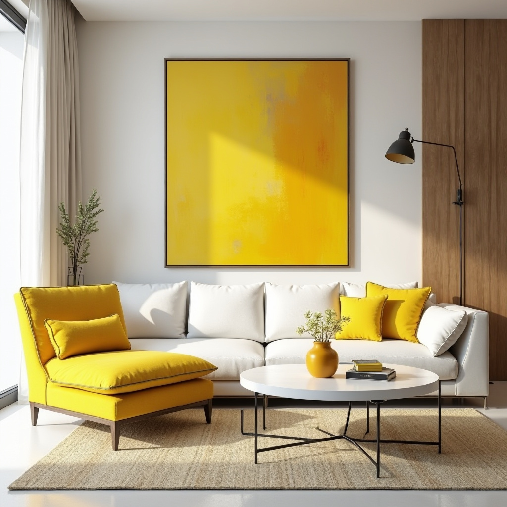 Yellow Furniture Living Room 8
