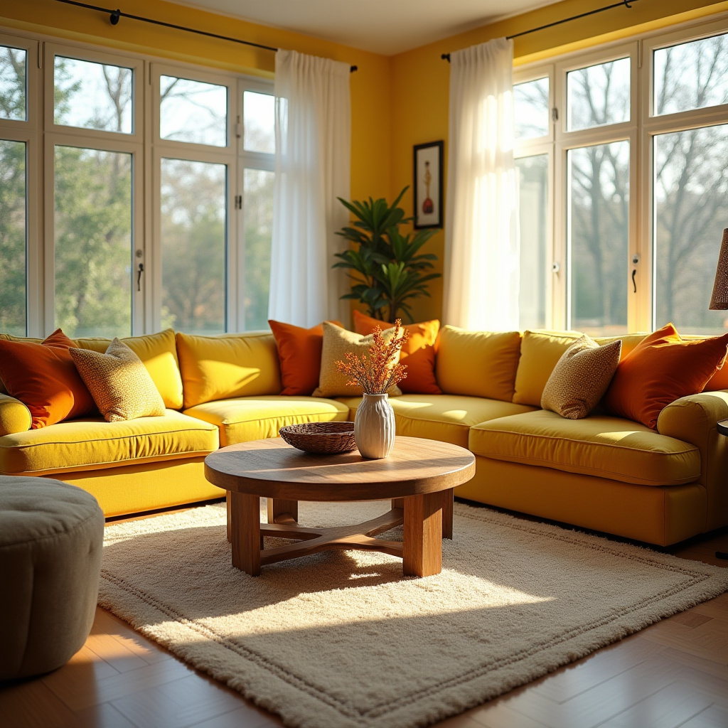 Yellow Living Room 1