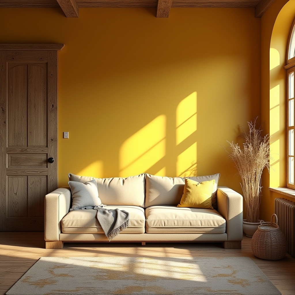 Yellow Living Room 10
