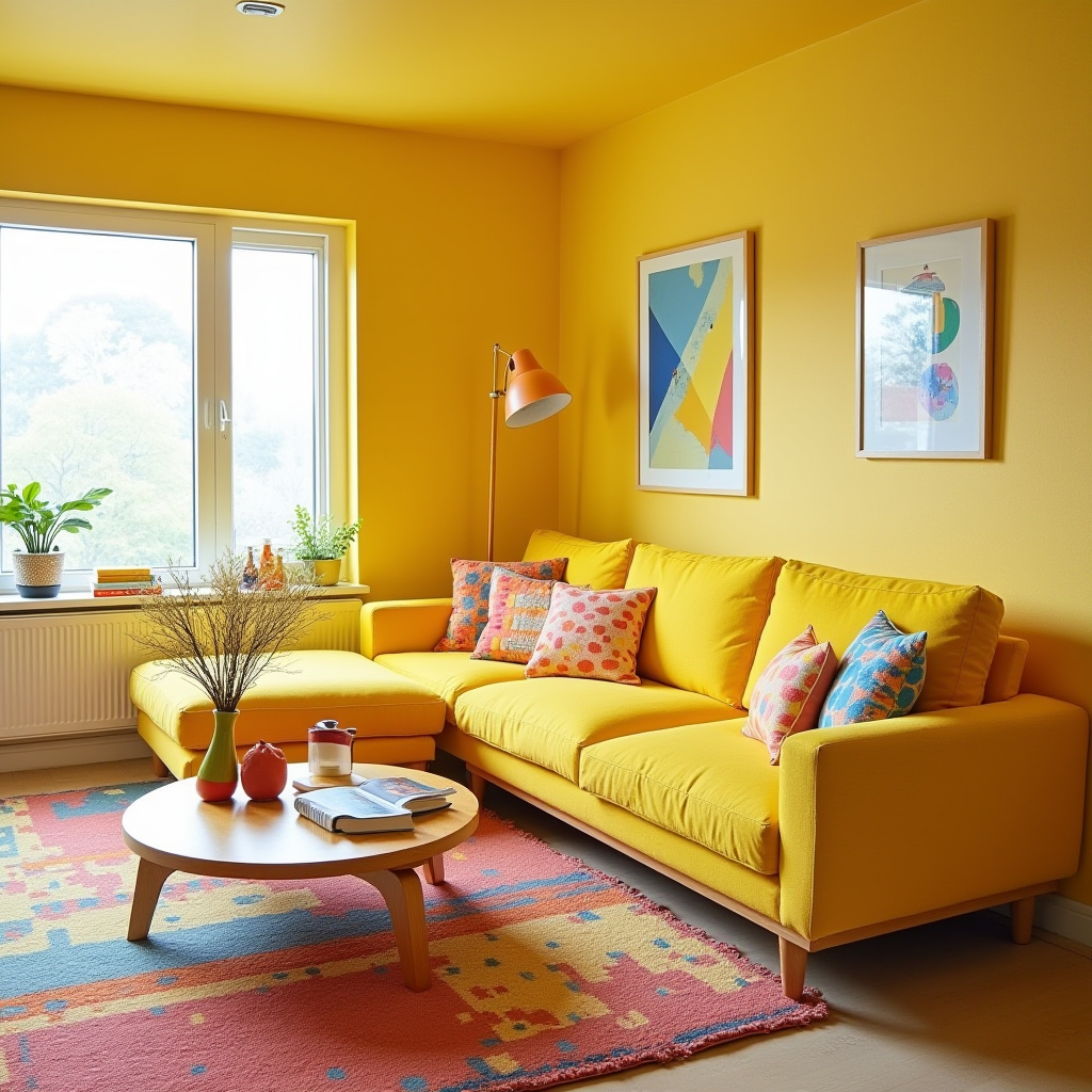 Yellow Living Room 11