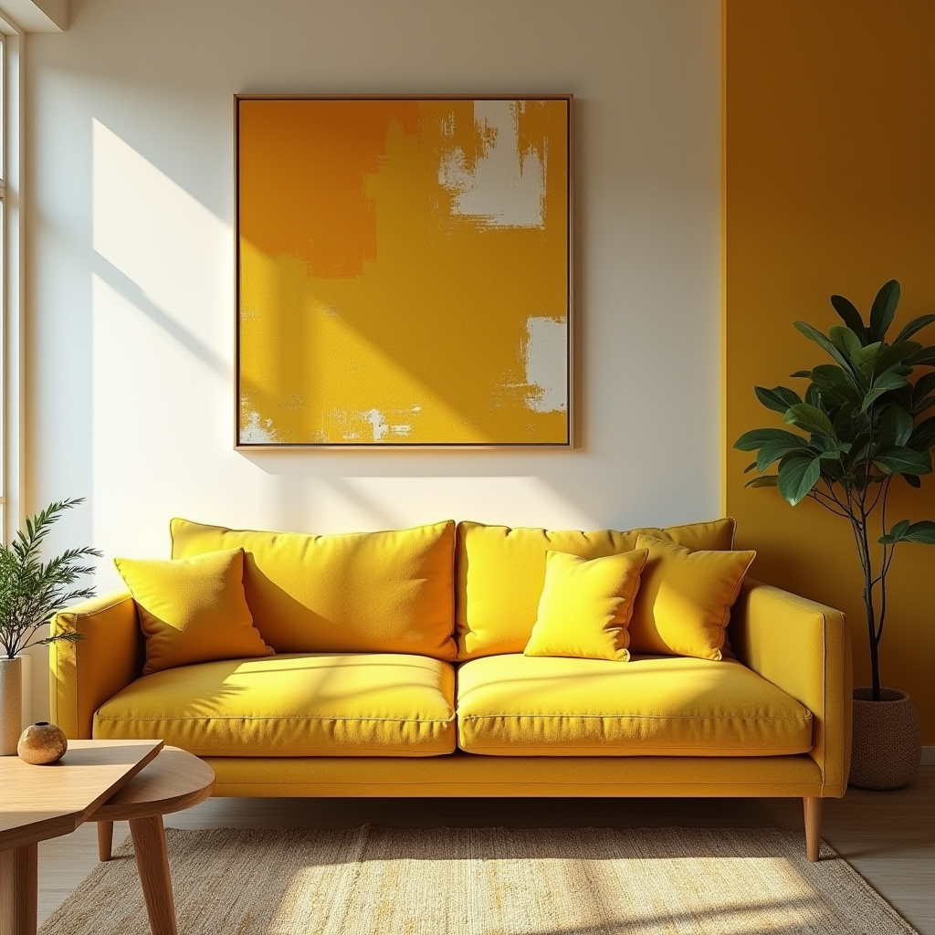 Yellow Living Room 12