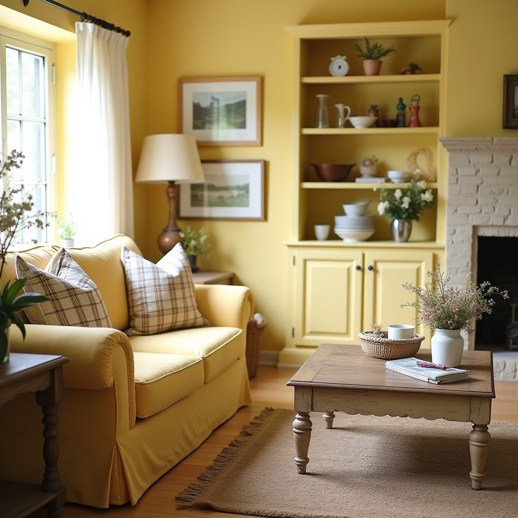 Yellow Living Room 16
