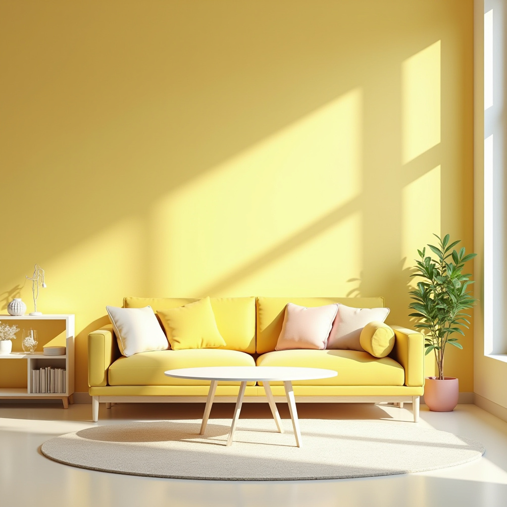 Yellow Living Room 18
