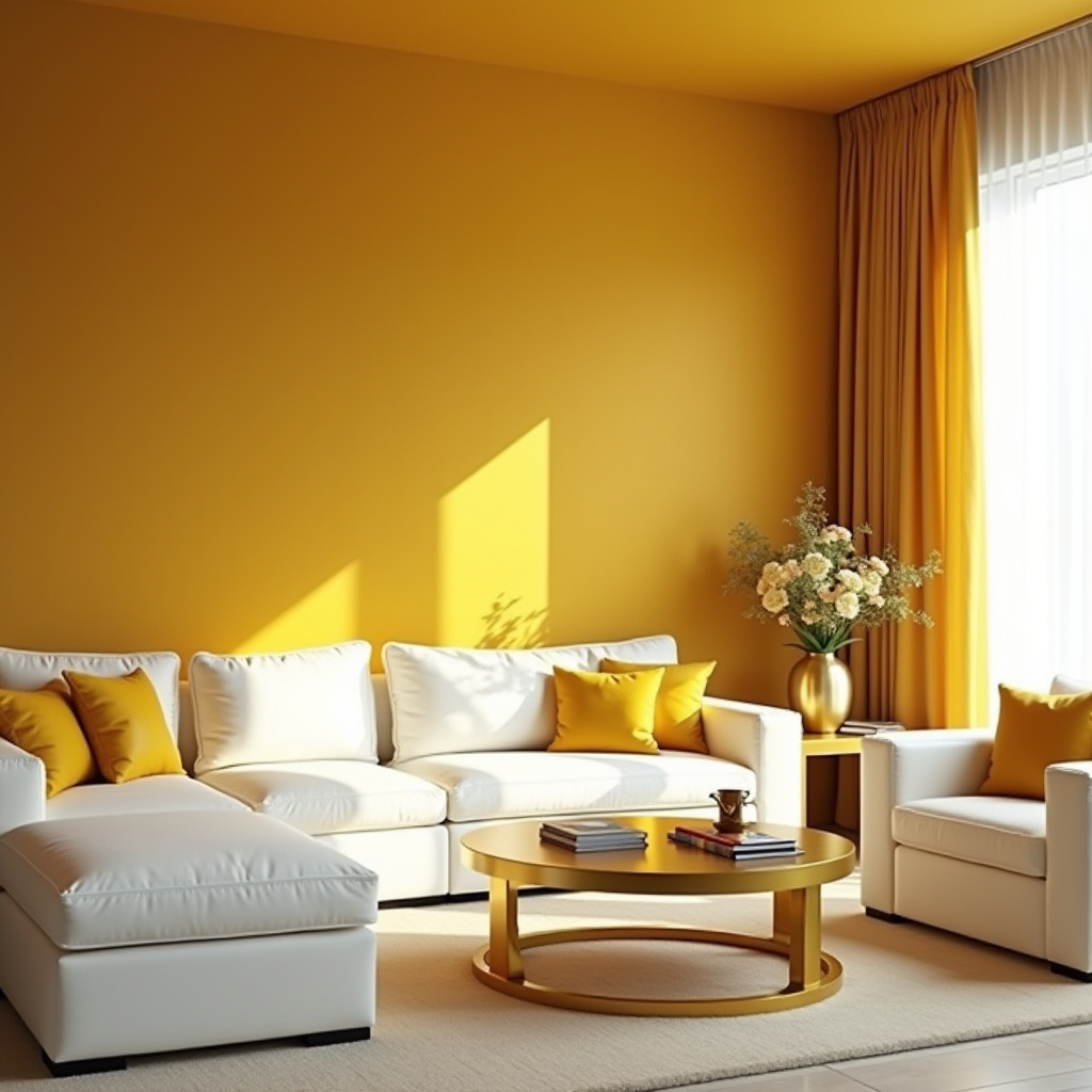 Yellow Living Room 19