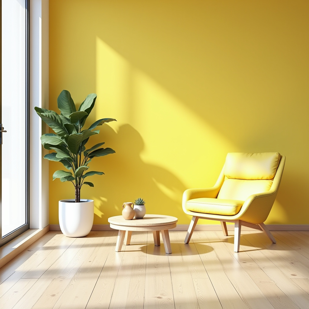 Yellow Living Room 2