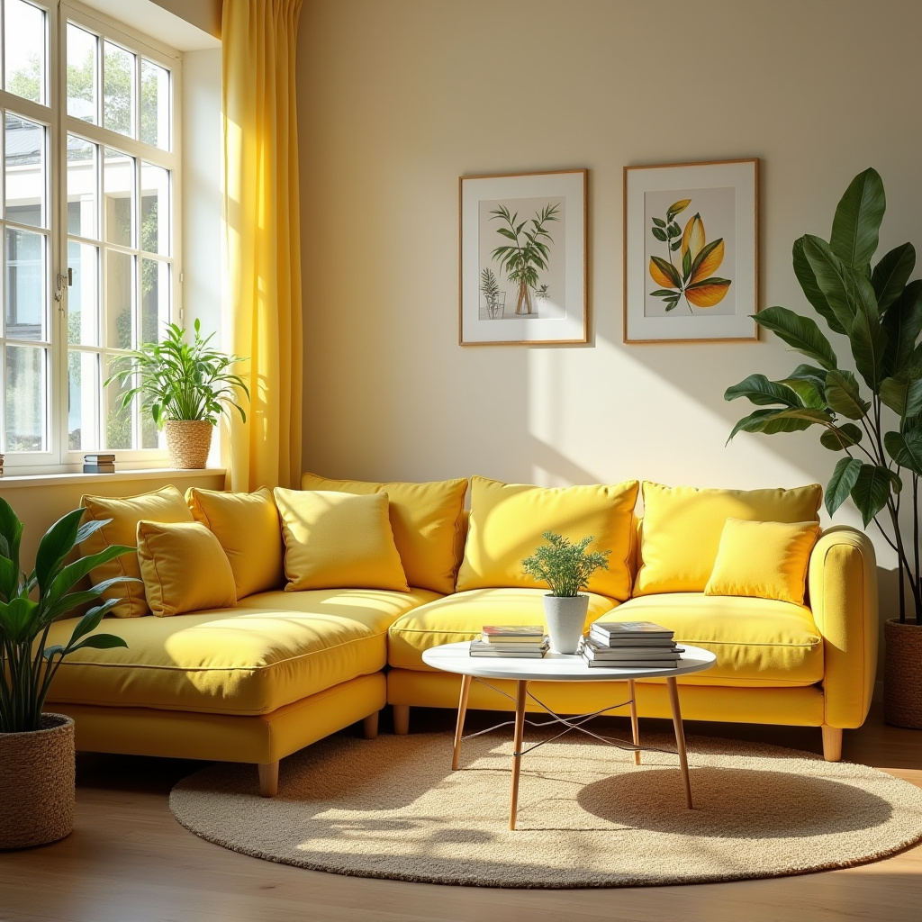 Yellow Living Room 20