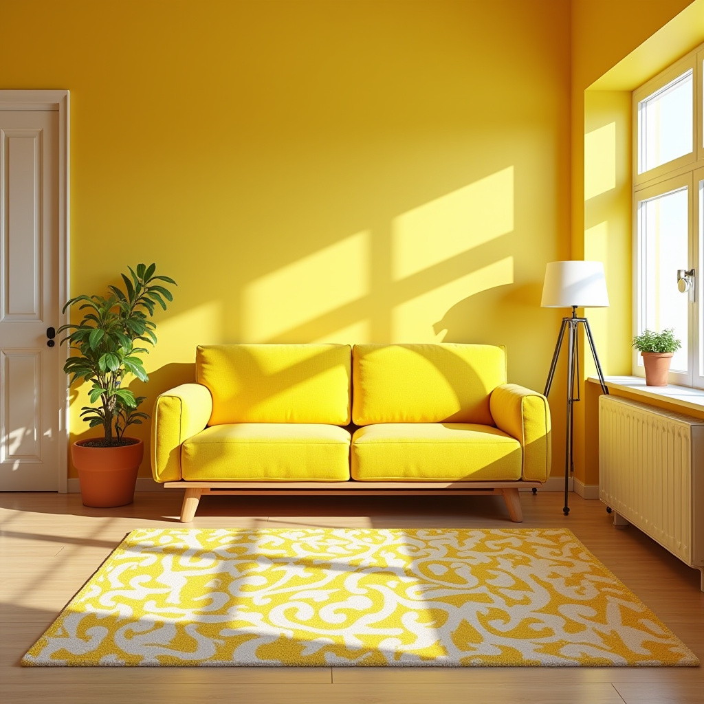 Yellow Living Room 21