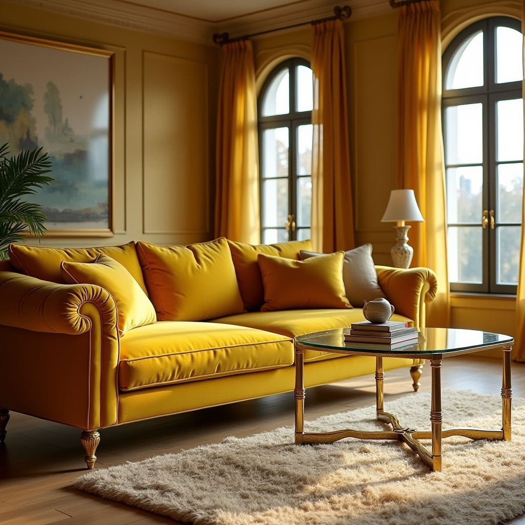 Yellow Living Room 23