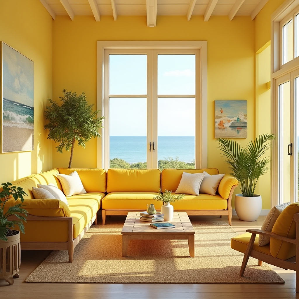 Yellow Living Room 24