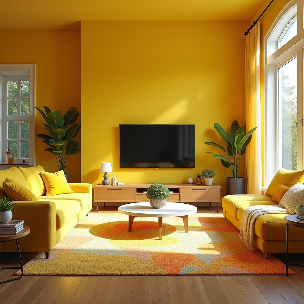 Yellow Living Room 26