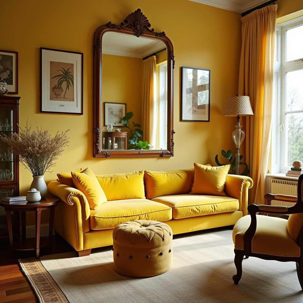 Yellow Living Room 29