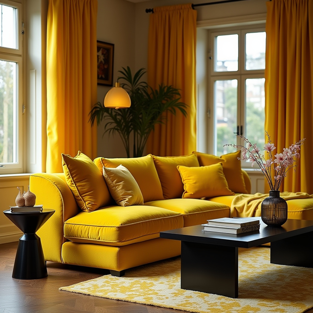 Yellow Living Room 6