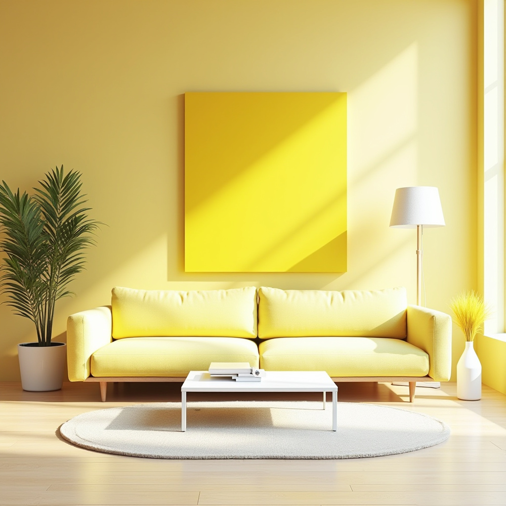 Yellow Living Room 7