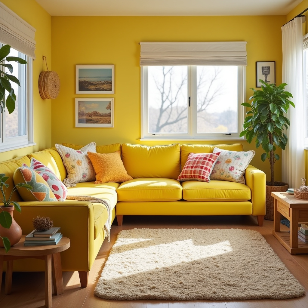 Yellow Living Room 8